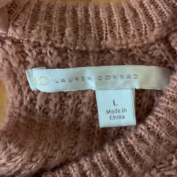 Lauren Conrad pink sequin/acrylic sweater - L - Picture 4 of 7